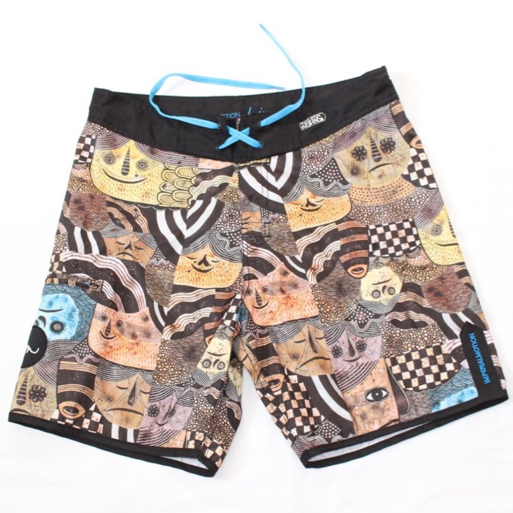 Imperial Motion Board Shorts - M32 - Art Faces